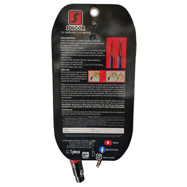 Cable Clasica Para Microfono Canon - Plug 1 Mt. 5226l1a